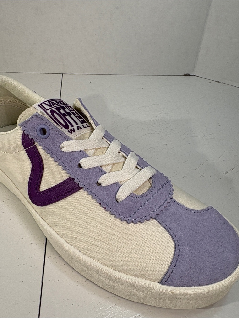 NWT Vans Sport Tri-Tone Purple Sneakers Women’s 7.5 - Picture 6 of 10